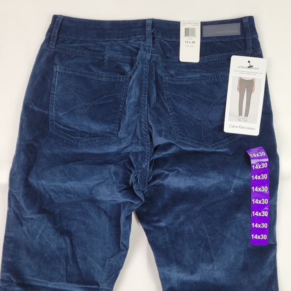 --SOLDCalvin Klein Jeans 14x30 Ultimate Skinny Low Rise Stretch - Picture 6 of 8